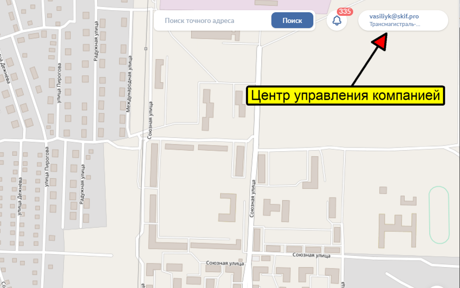 Панель глобальных настроек
